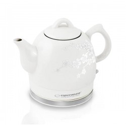 Cana electrica, ceainic electric din ceramica 1.2 l, 1350 W exterior emailat Esperanza ( EKK010W)